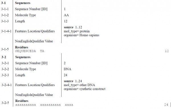 How to Read an ST.26 XML Sequence Listing - Harbor IP Services
